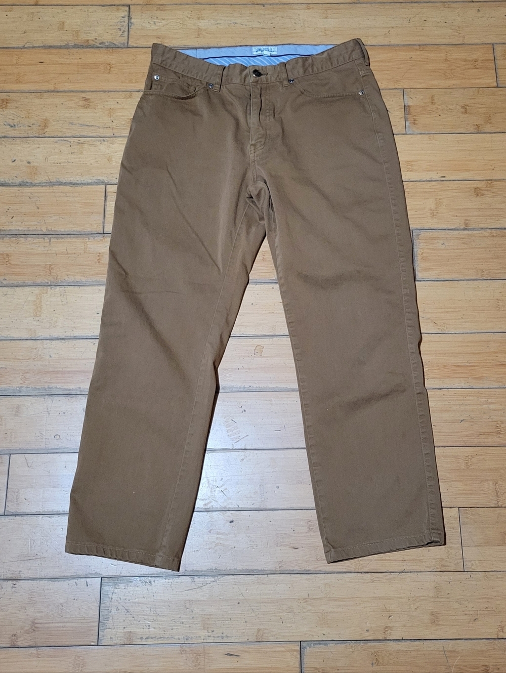 Peter Millar 5 Pocket Brushed Twill Khaki Pants Men's 33